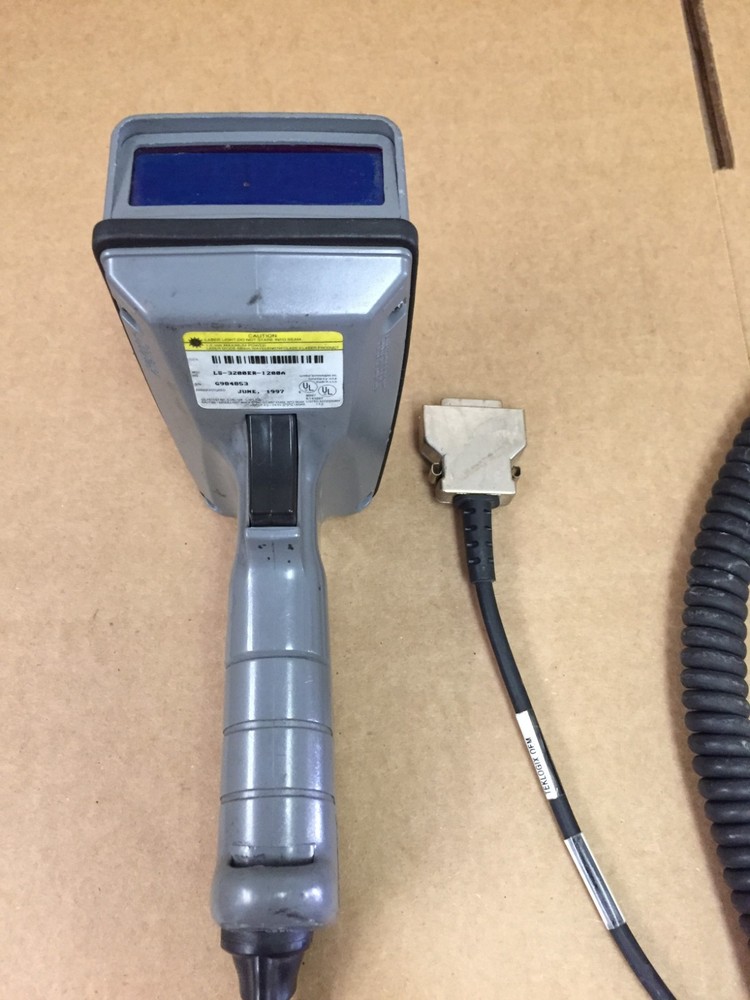 Symbol LS-3200ER-1200A Laser Barcode Scanner Untested