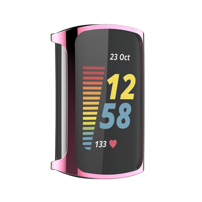 For Fitbit Charge 6 TPU Full Protect Screen Protector Case Shockproof Cover