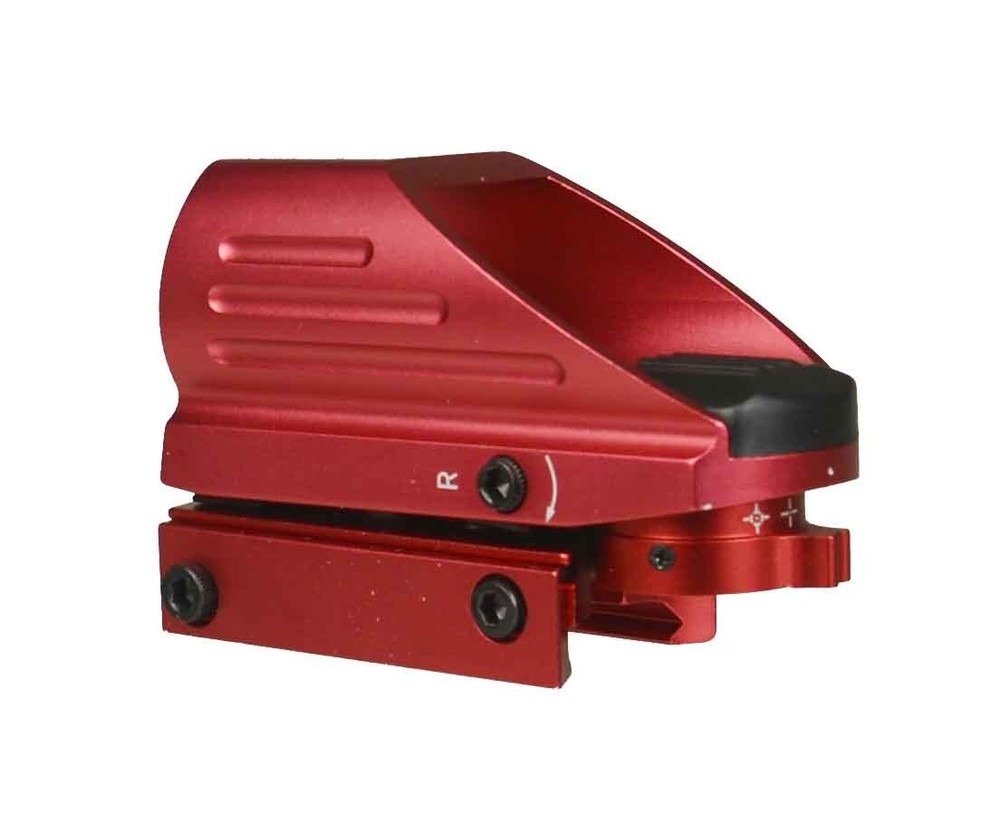Red and Green Mini Dot Sight Red Color Anodized Finish