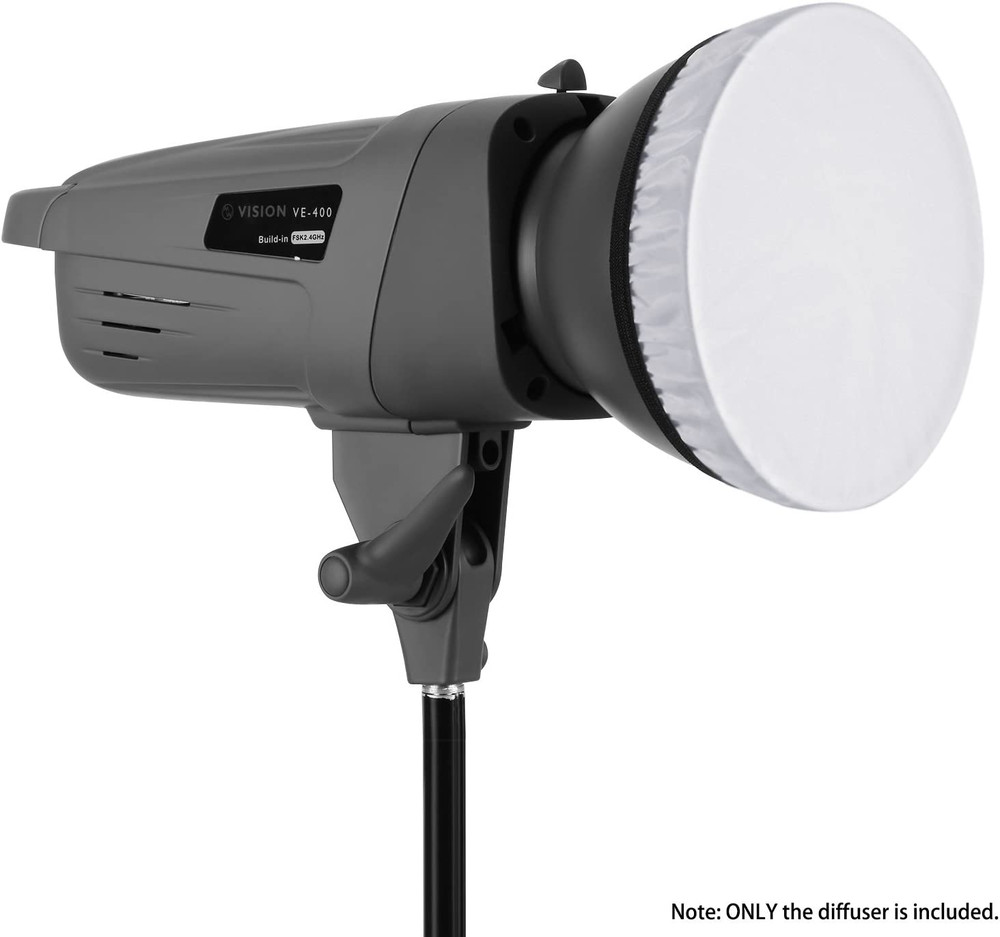 2-Pack 7 Inches/180Mm Soft White Diffuser Sock, Softens the Light Output, Perfec