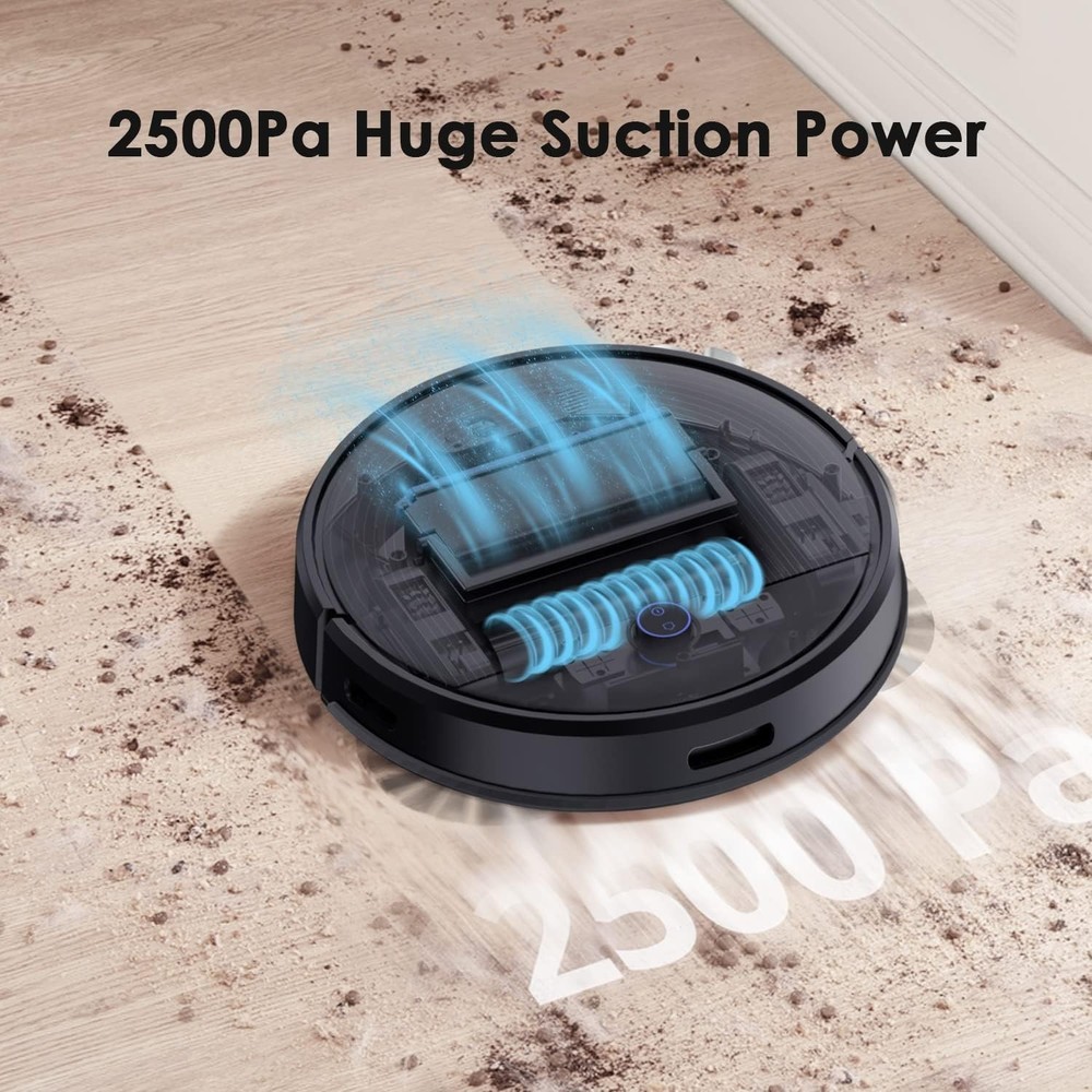 Thamtu G11 Robot Vacuum Cleaner - BLACK - Scratch & Dent