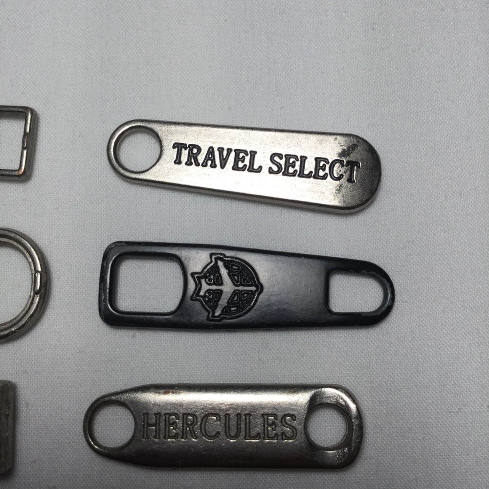 Eight Replacement Zipper Pulls Tabs for Suitcases Luggage Weekender Bag Pull Tab