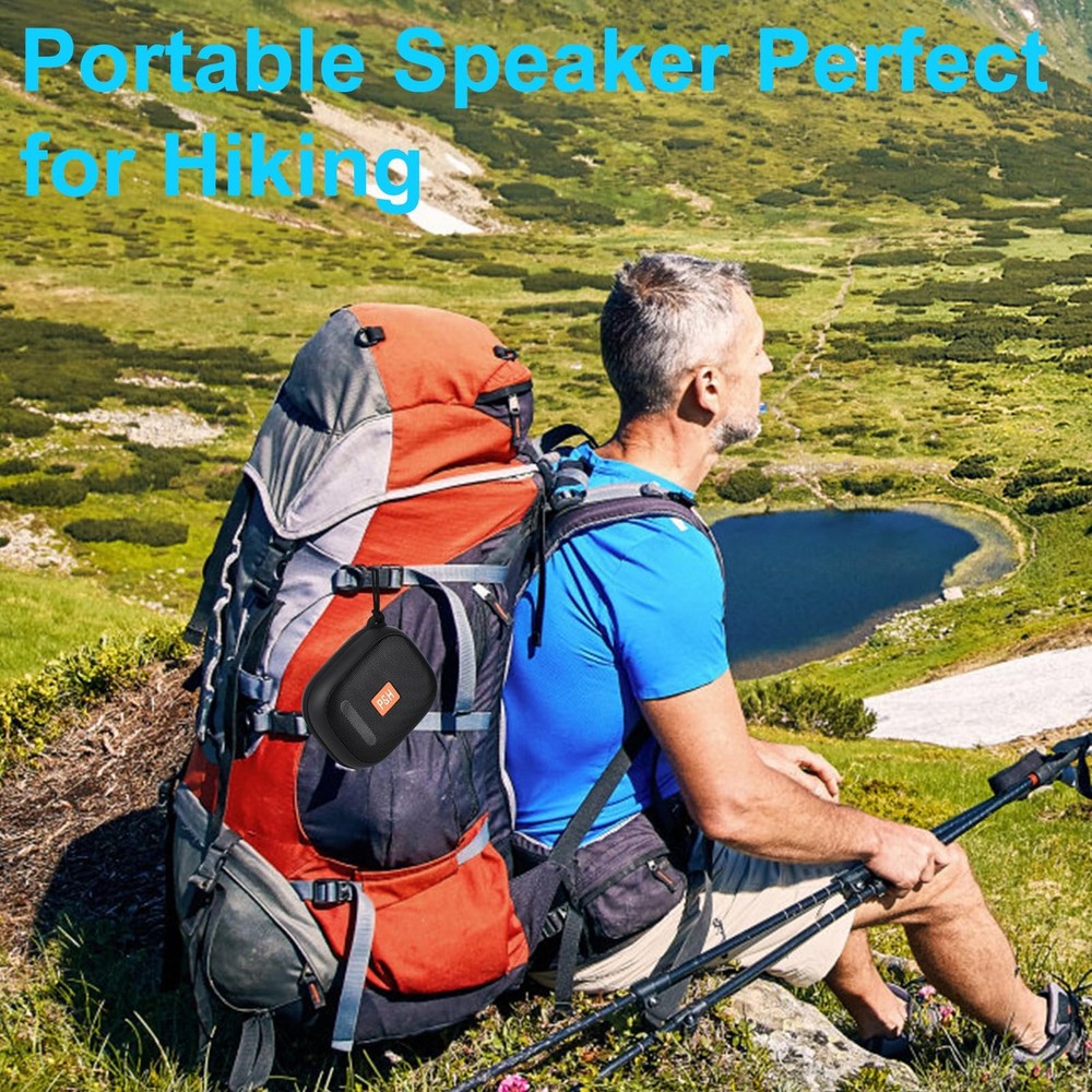 Portable Bluetooth Speaker, Small Speakers Bluetooth Wireless, IPX7 Waterproo...