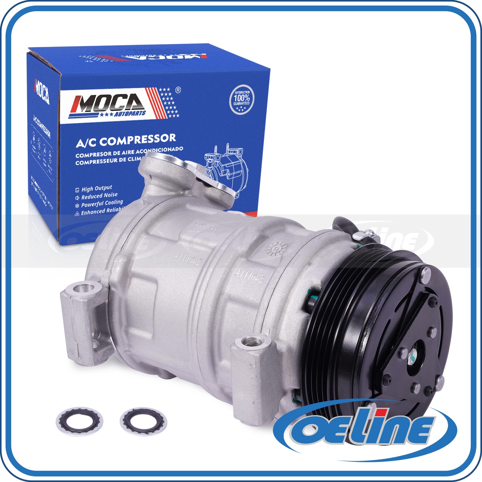 A/C Compressor for GMC Sierra Yukon Chevrolet Tahoe Silverado Suburban V8