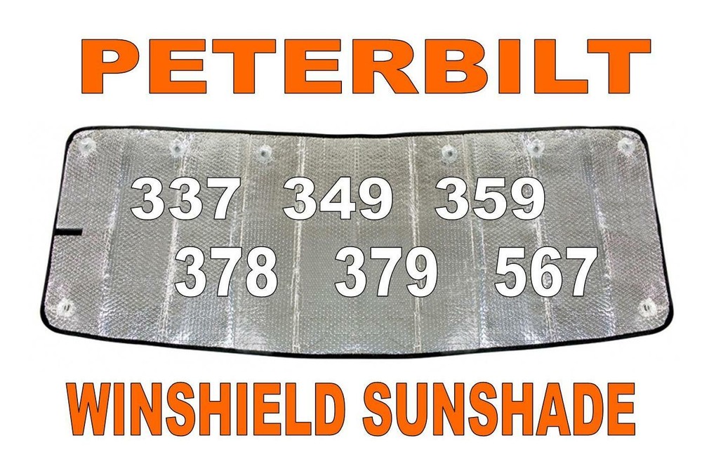 Windshield Sunshade For Peterbilt Trucks