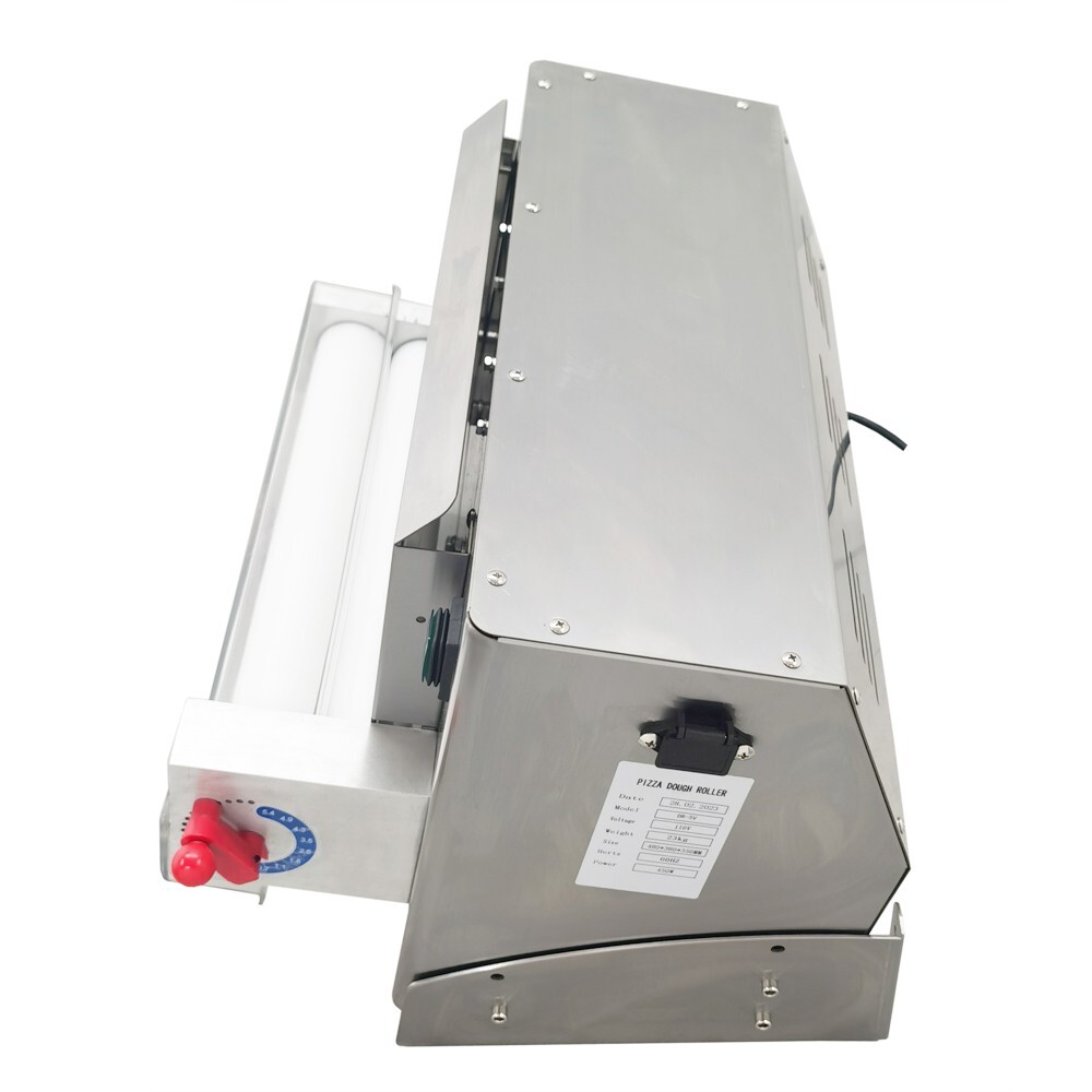110V Automatic Pizza Making Rolling Machine Electric Pizza Dough Roller Sheeter