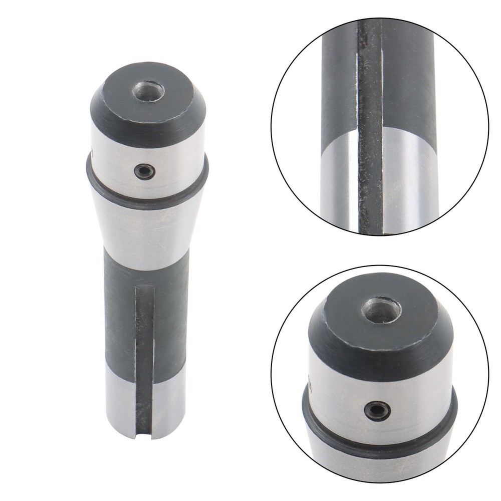 R8 1/4'' Precision End Mill Adapter Holder, Milling Adaptor Tool