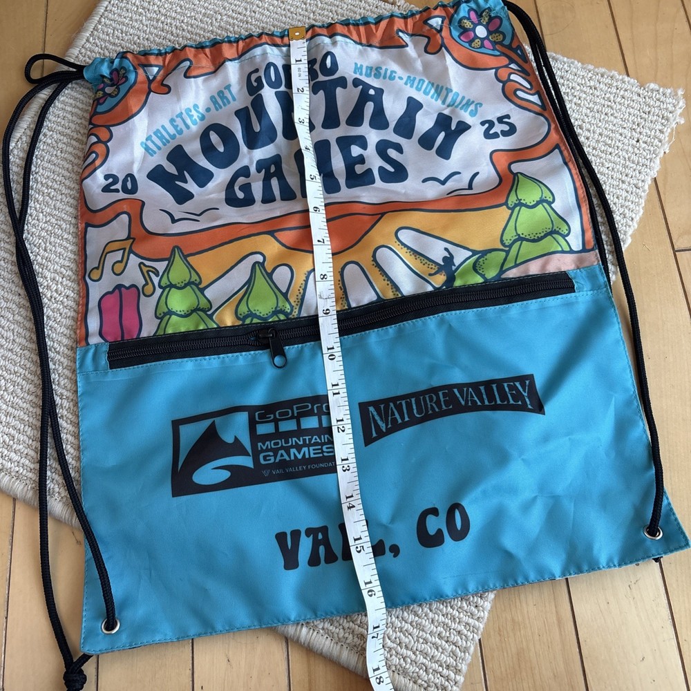 GoPro Mountain Games Pull String Bag Nylon Lightweight Vail Colorado