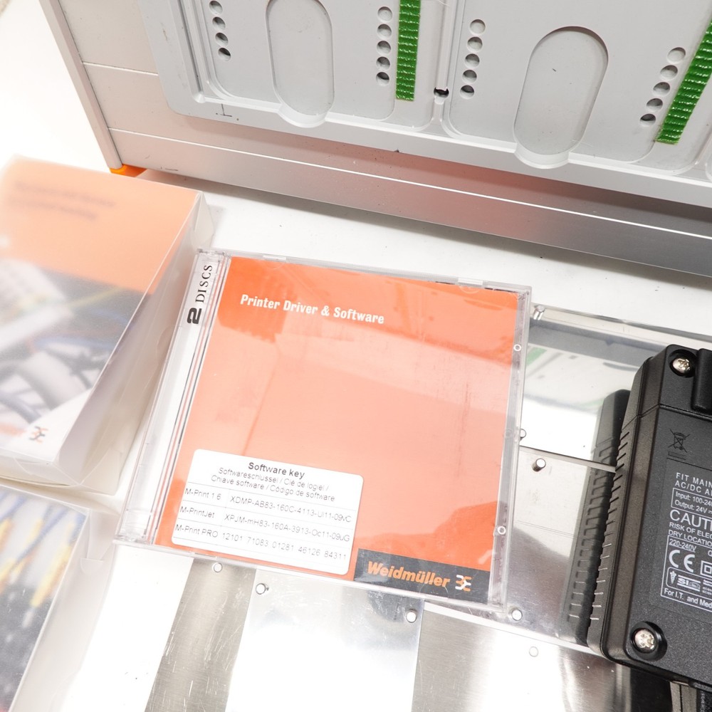 Weidmüller MCP Plus Plotter Printer System w/ Software, Power Supply, Accessorie