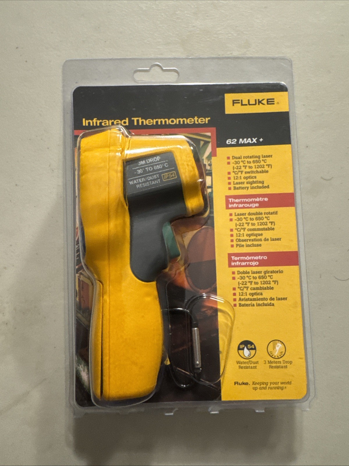 Fluke 62MAX+ Infrared Thermometer NEW.