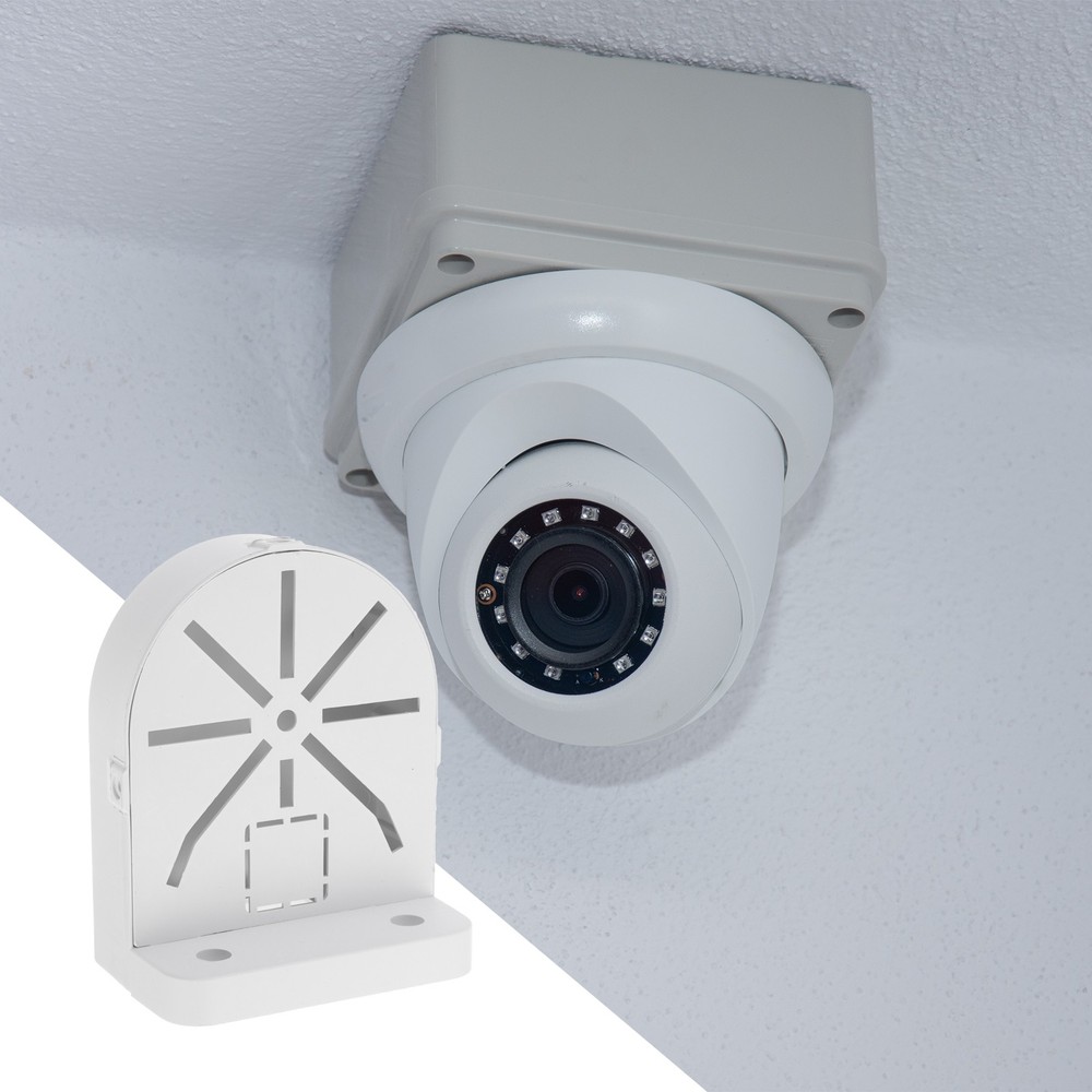 1 Pack Dome Security Camera Mount 4.9" Bracket Junction Box Plastic