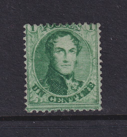 Belgium, Scott 13, MNG (Regummed)