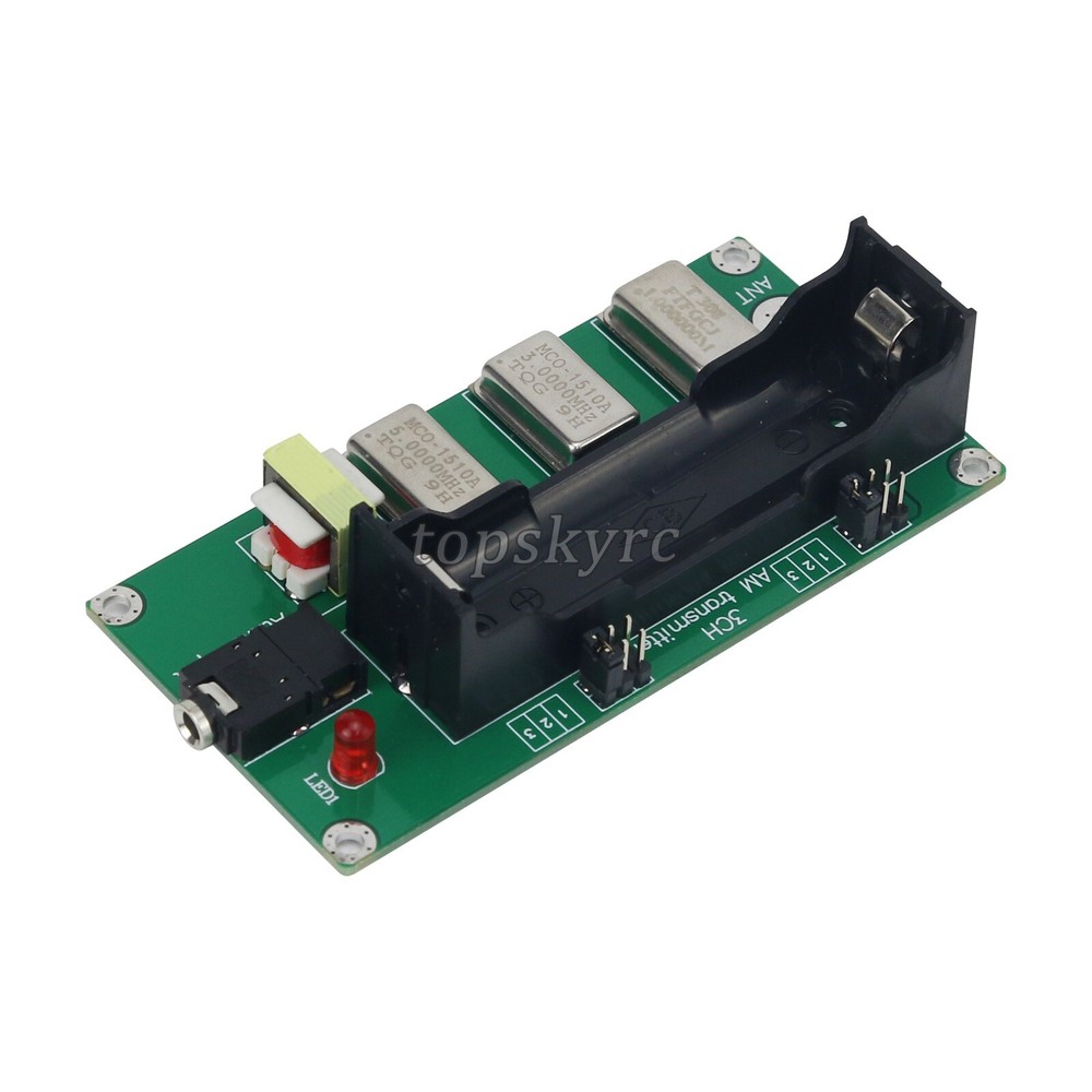 3-Channel AM Radio Transmitter w/ Antenna Audio Cable 1MHz 3MHz 5MHz Finished tp