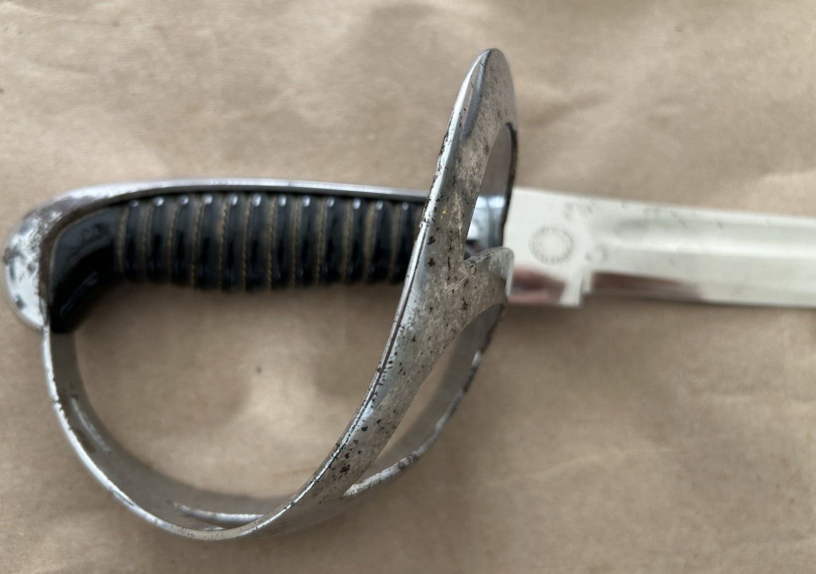 EARLY M1905 DUTCH POLICE KLEWANG CUTLASS SWORD - By Horster Solingen