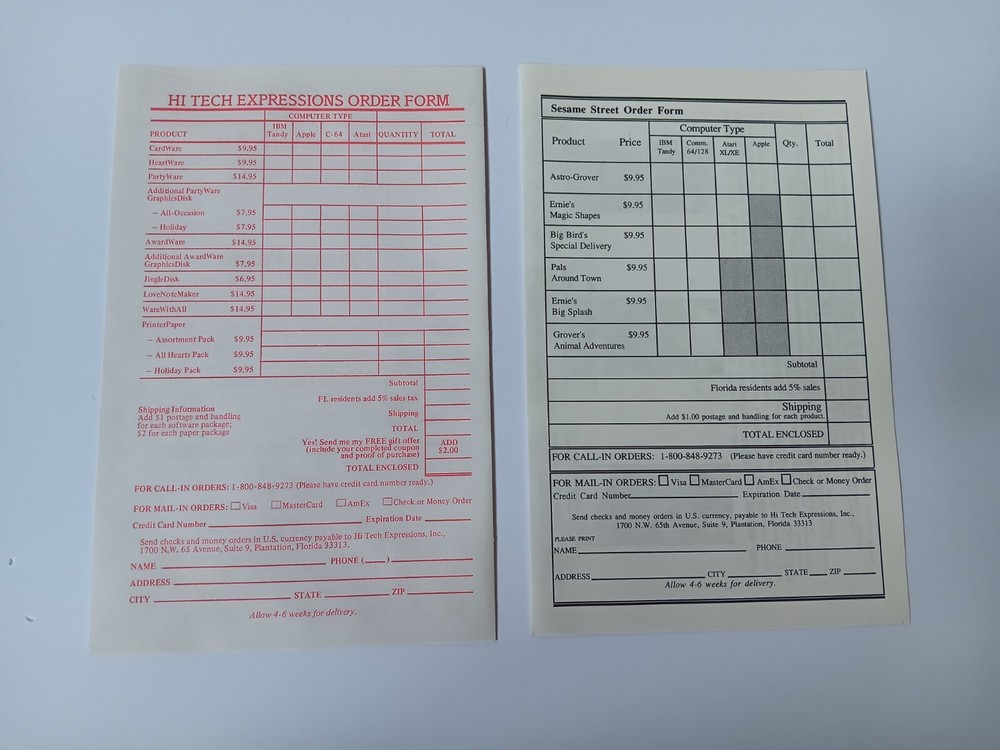 Commodore 64/128 Grovers Animal Adventure Computer Game Software Tested/Works