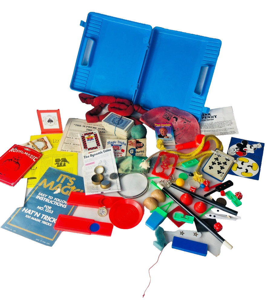 Magic Random Bundle Intestines Balls Cards Tricks Vintage ra