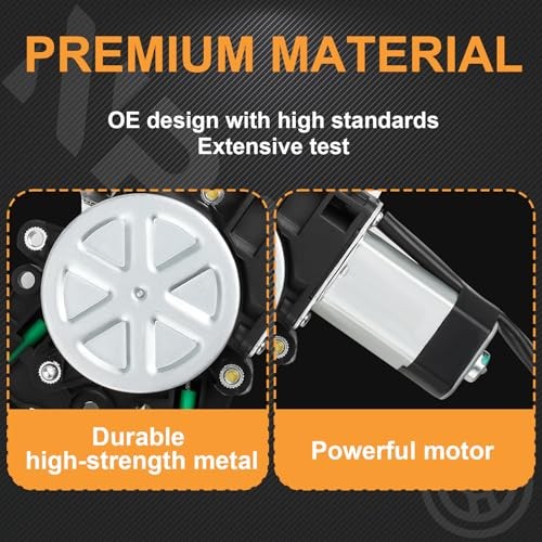 Power Window Regulator with Motor Assembly Replacement for Rear Driver Side