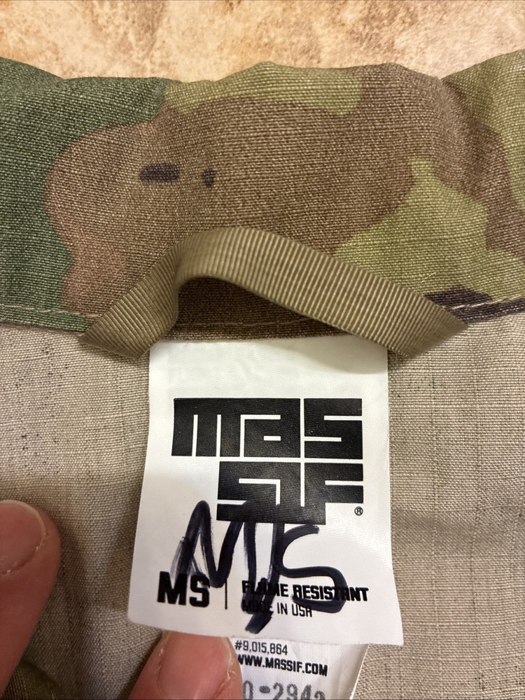 Massif 2-Piece Flight Suit Jacket MULTICAM Flame Resistant USAF Medium-Short