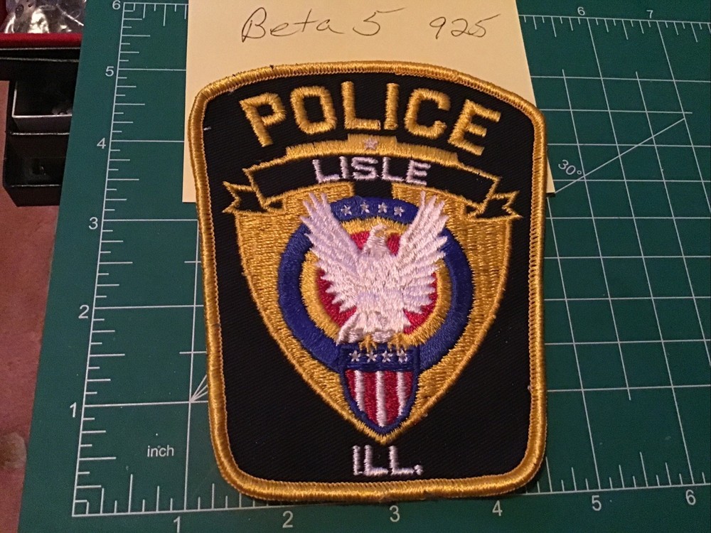 IL Lisle Illinois Police Patch Obsolete