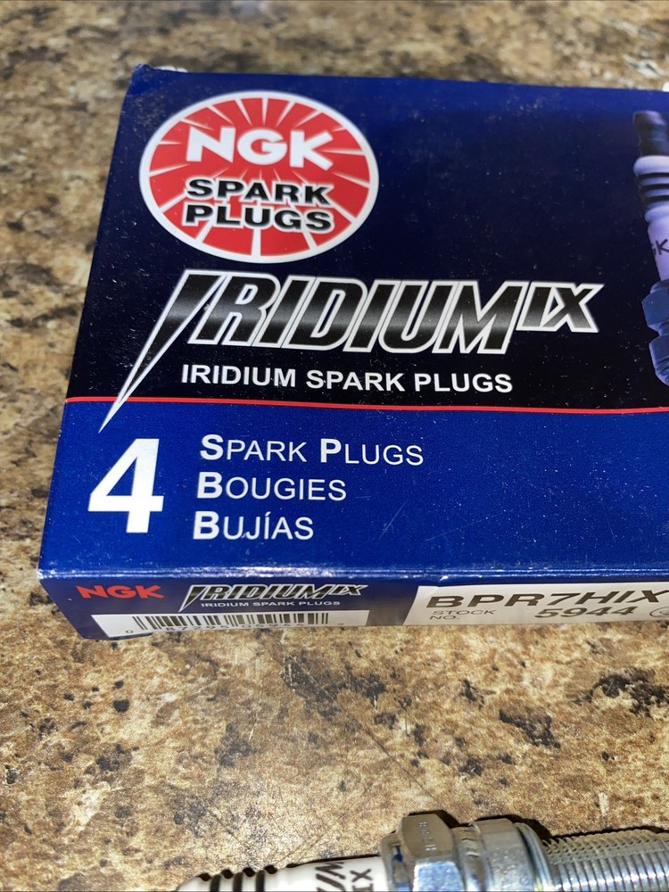 Genuine NGK Spark Plug 4 Pack BPR7HIX