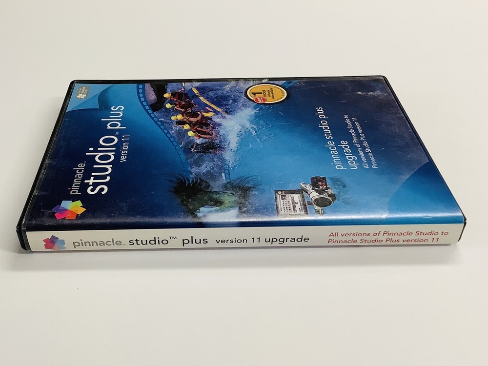 Pinnacle Studio Plus Version 11 - Upgrade w/Serial Number & Booklet 2-Disc Set G