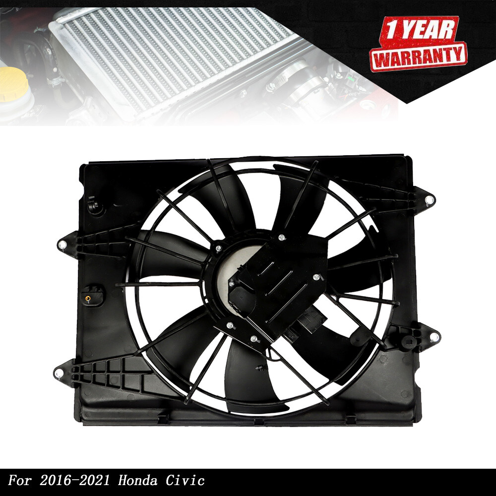 Radiator Cooling Fan Assembly For Honda Civic LX-P 2.0L 2016 2017 2018-2021