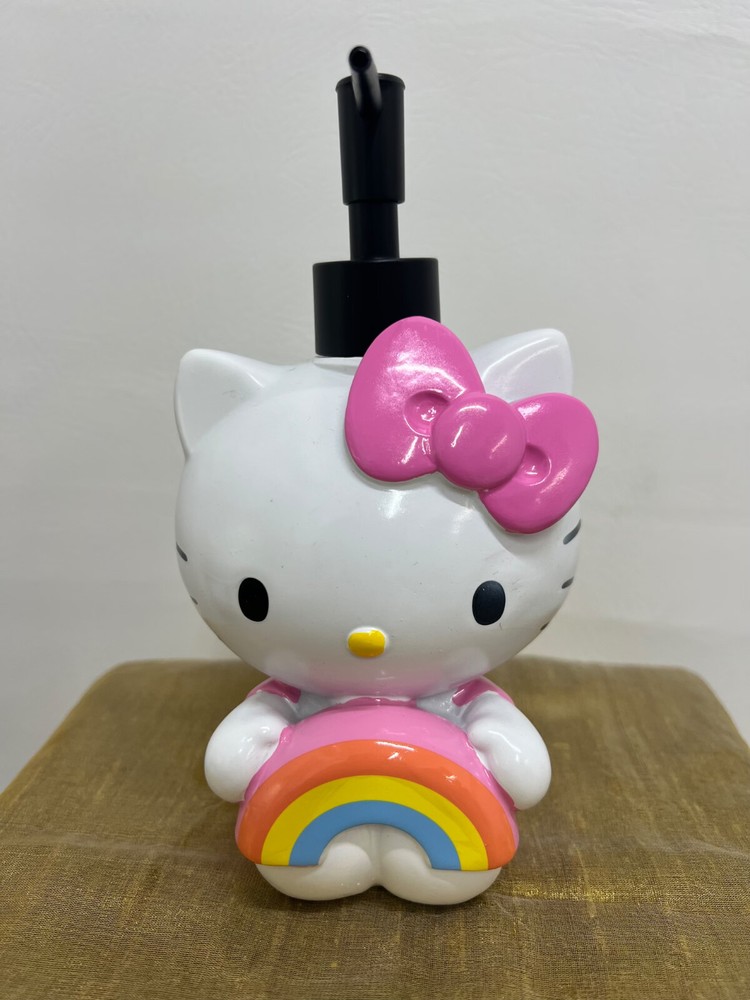 Hello Kitty Rainbow Soap/ Lotion Dispenser, Super Cute