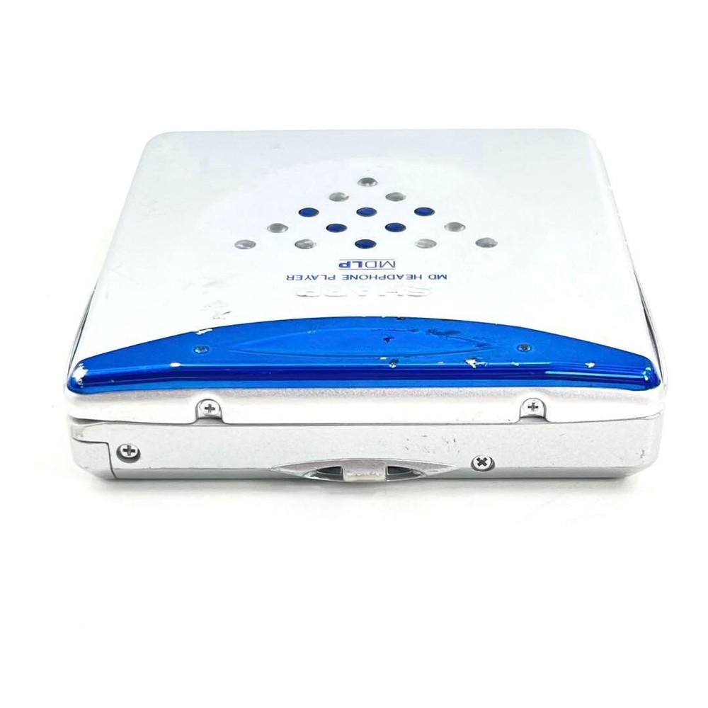 Sharp MD-ST70 Portable Mini Disc Player Blue Good