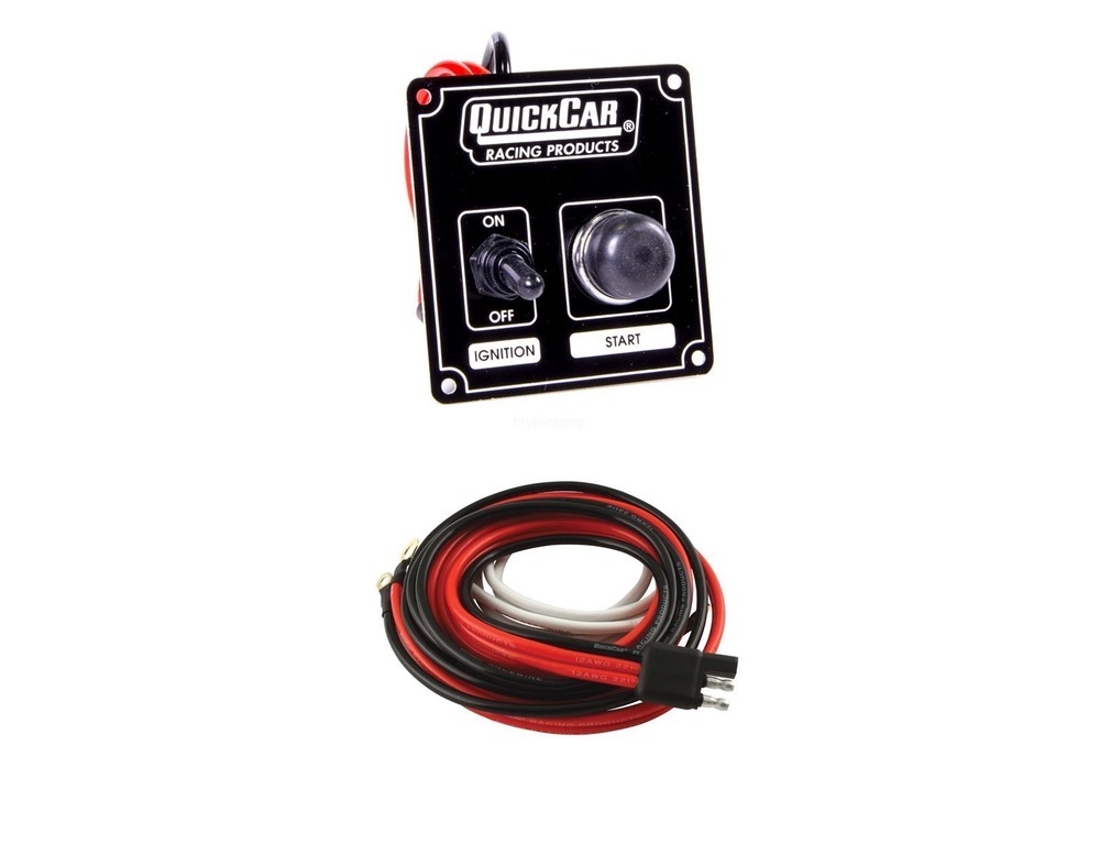 Ignition Switch Panel Starter button & Ignition Switch INCLUDES WIRING HARNESS