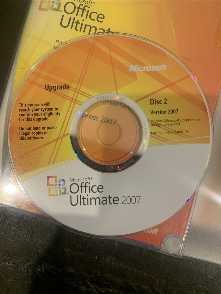 MS Office Basic 2003 + MS Office Ultimate 2007 UPGRADE Bundle