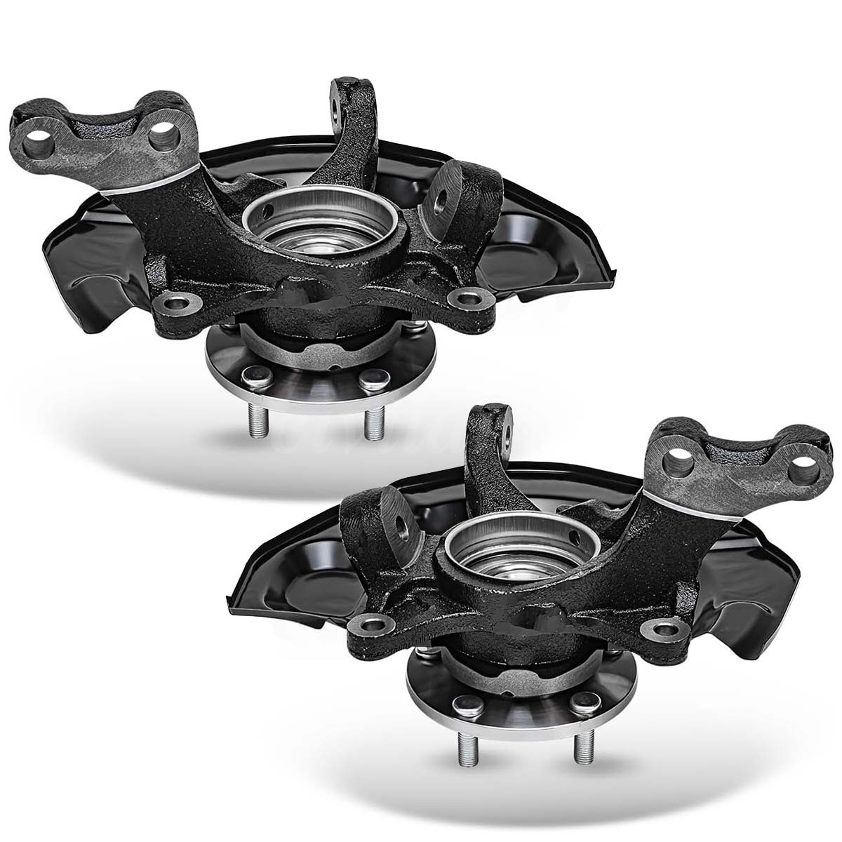 2x Front Wheel Hub Bearing Steering Knuckle Assembly for Toyota Sienna 2004-2010