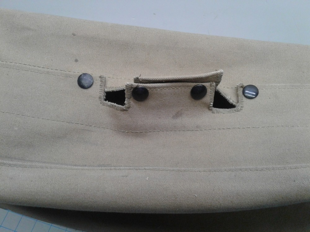 Vintage WW2 Military Canvas Suitcase Cover