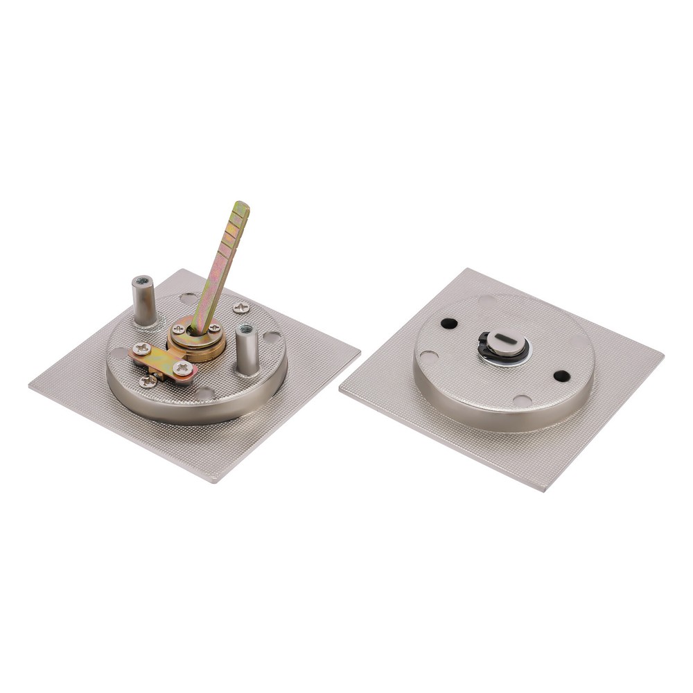Cavity Sliding door Lock Privacy Function Entry lock Silver Square
