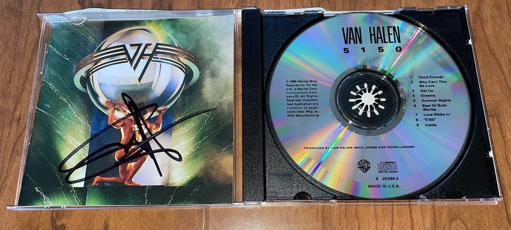 Sammy Hagar Signed CD 5150 Van Halen With Proof