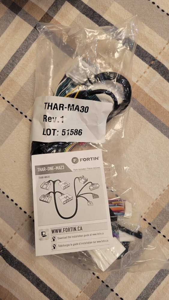 Fortin THAR-MA30 Bypass Module Harness THAR-ONE-MAZ3