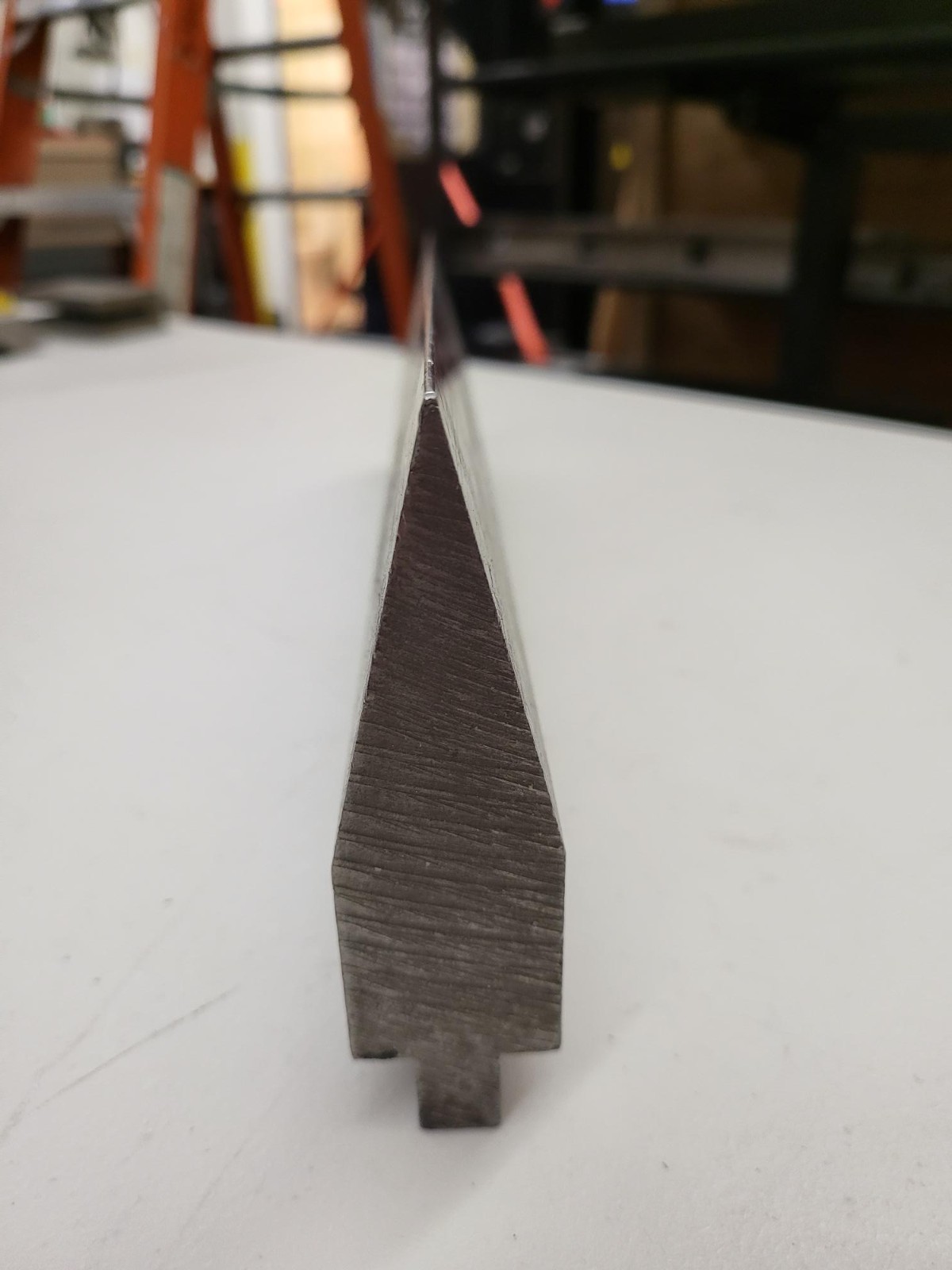 Sharp Acute Press Brake Punch 15 3/8" Long 4.5" Tall X 1.25" Wide SEE NOTES BTB1