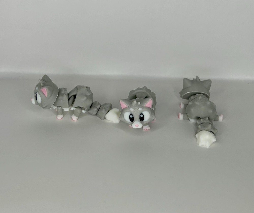 3D Printed Jiggle Pet Cat