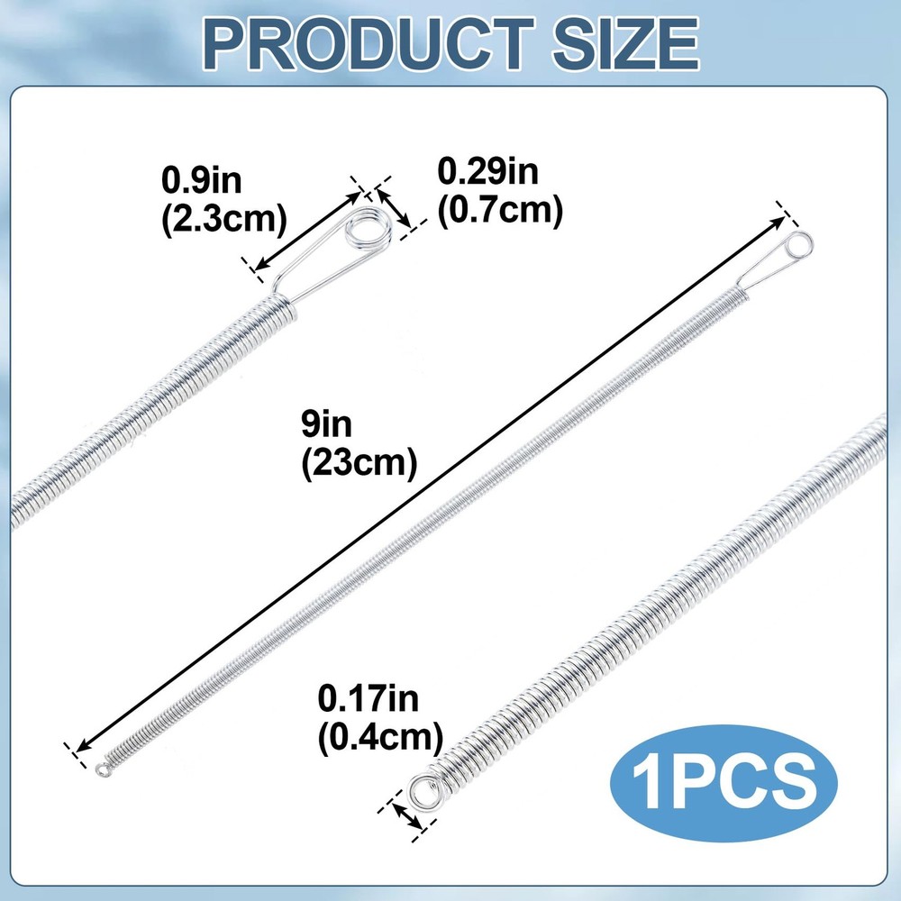 2pcs Drawstring Cord w/Spring Threader Tool Replacement for Hoodies Pants
