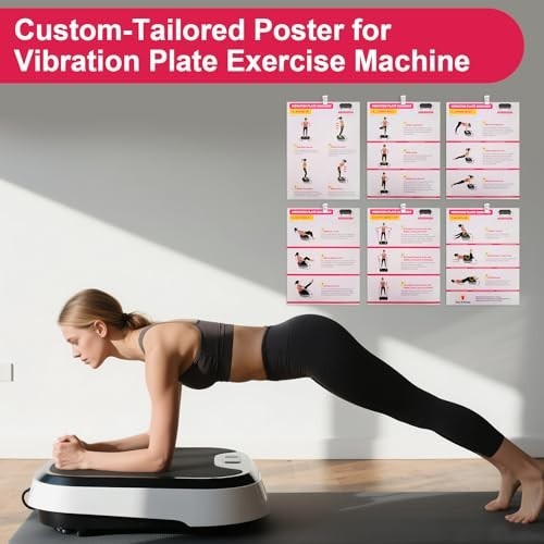 Vibration Plate Exercise Machine Guide - 6 Workout Plans, 10 Clips & Planner, Fu