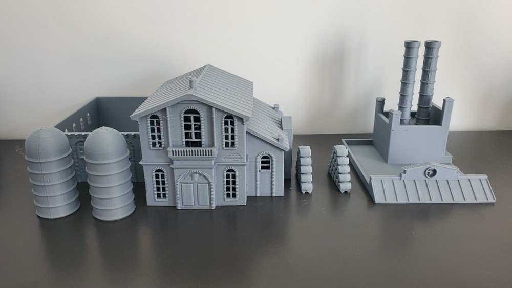 N scale building Old Brewery