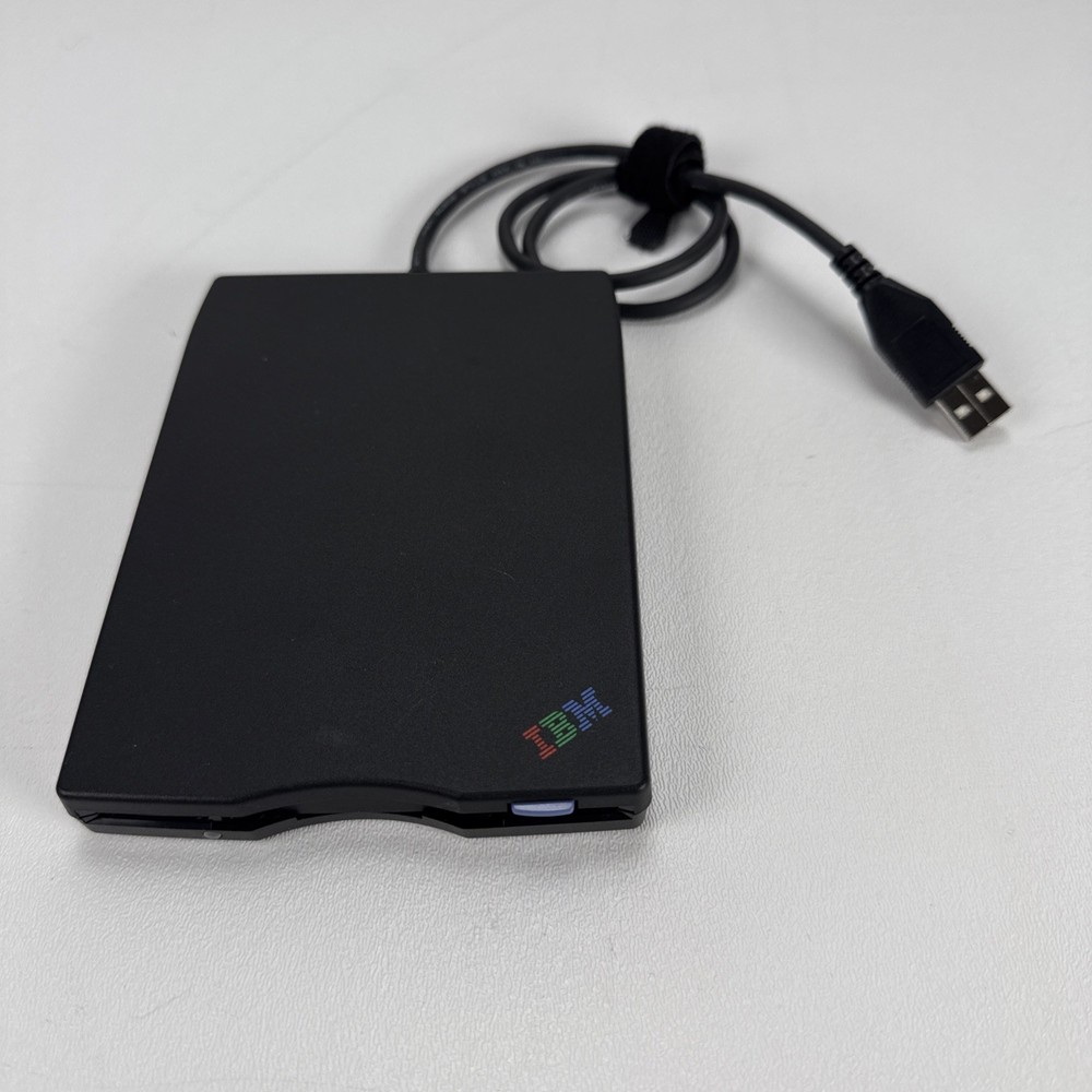 IBM Portable USB External Floppy Diskette Drive MPF82E UNTESTED - READ