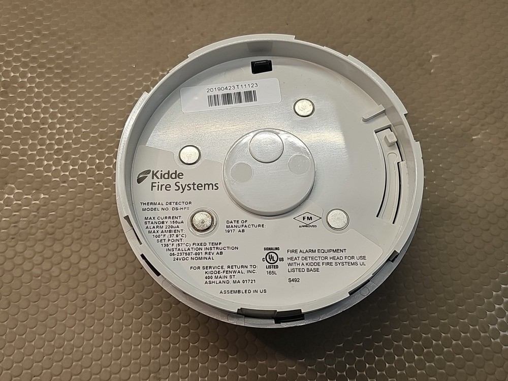KIDDE FIRE SYSTEMS DS-HFS, THERMAL DETECTOR