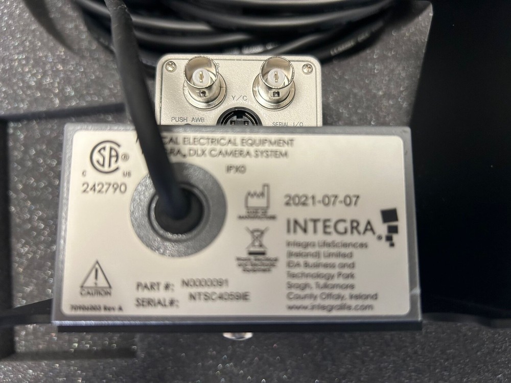 Integra DLX PART N0000091 CAMERA SYSTEM WITH CASE