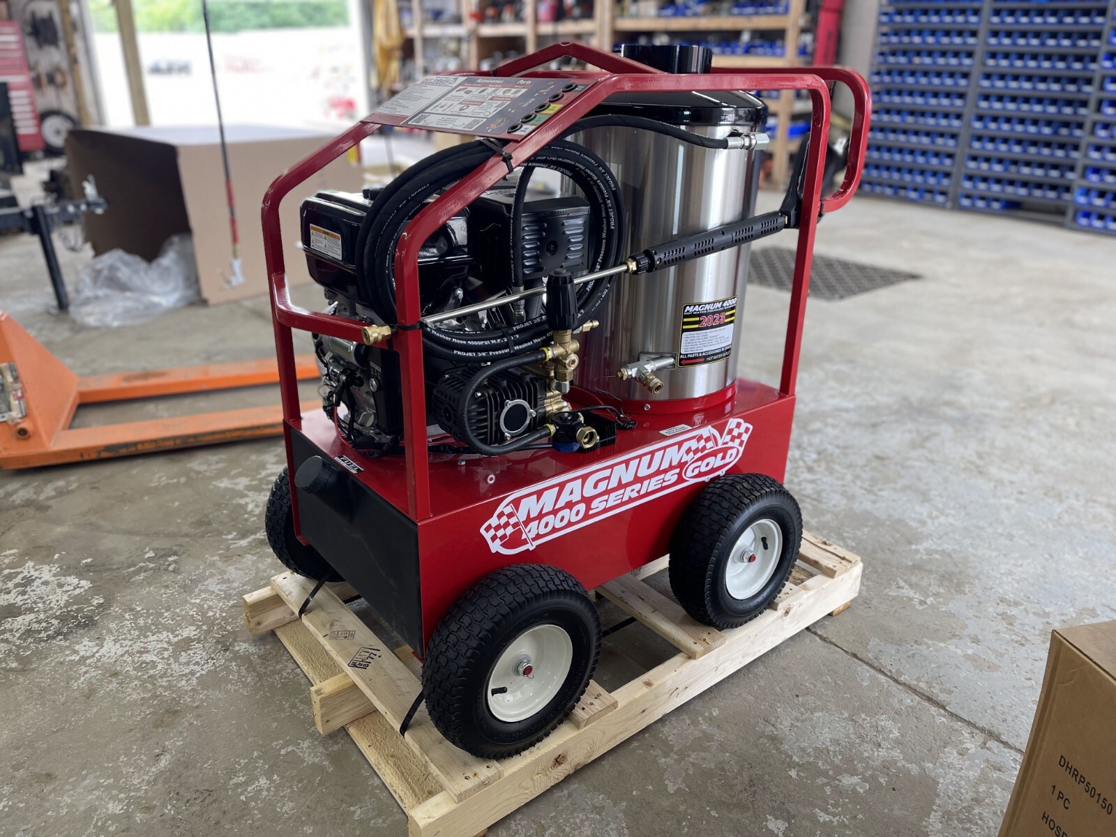 NEW - 2024 Easy-Kleen Magnum 4000 Series Hot Water Pressure Washer Diesel Burner