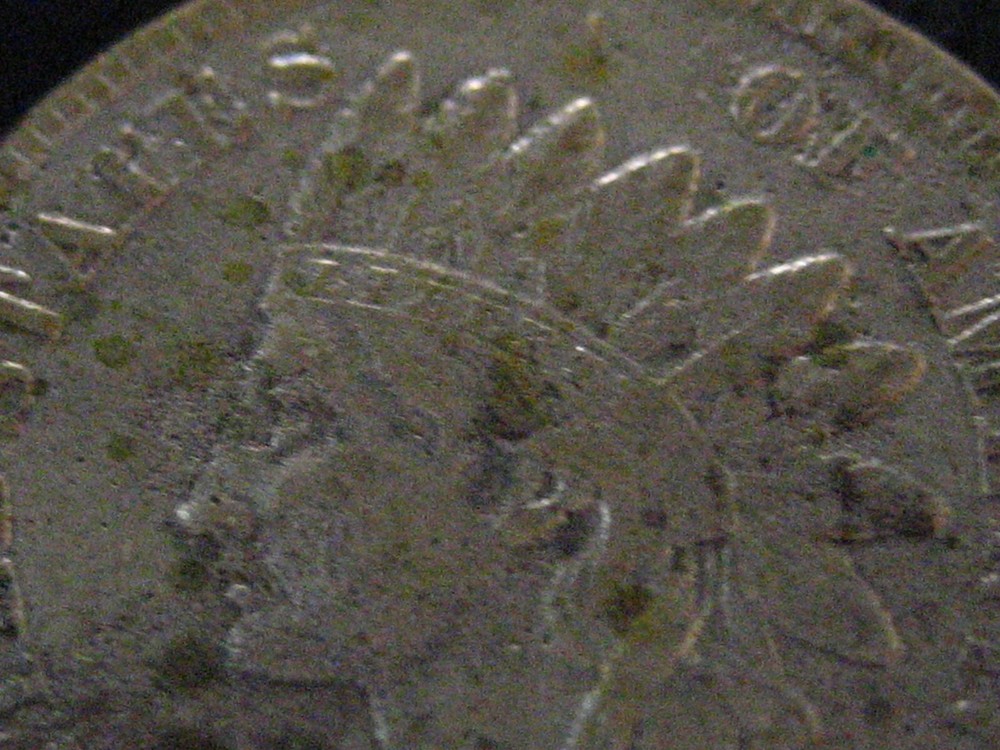 1881 Indian Head Cent XF Damaged