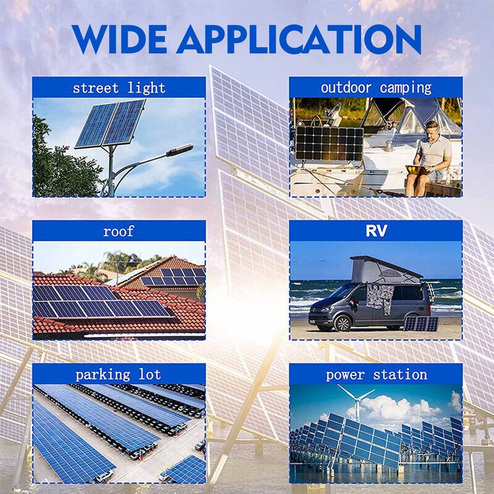 1 Pair Solar Panel Cable 1-3 Y Type Solar Panel Adapter Extension Cable IP67