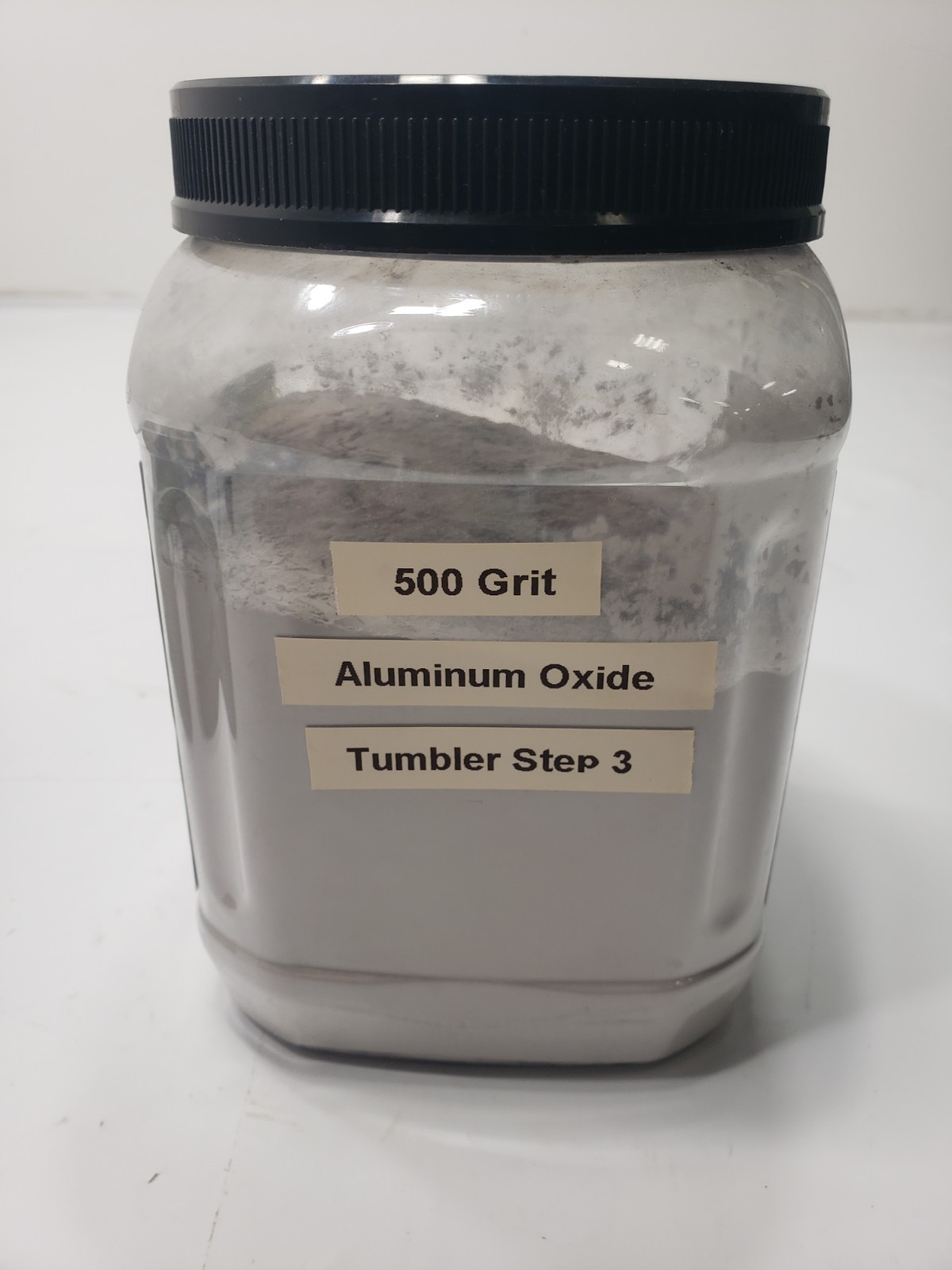 Unbranded 5Lbs 500 Grit Aluminum Oxide For Stage 3 Tumbler Rock Pre Polishing