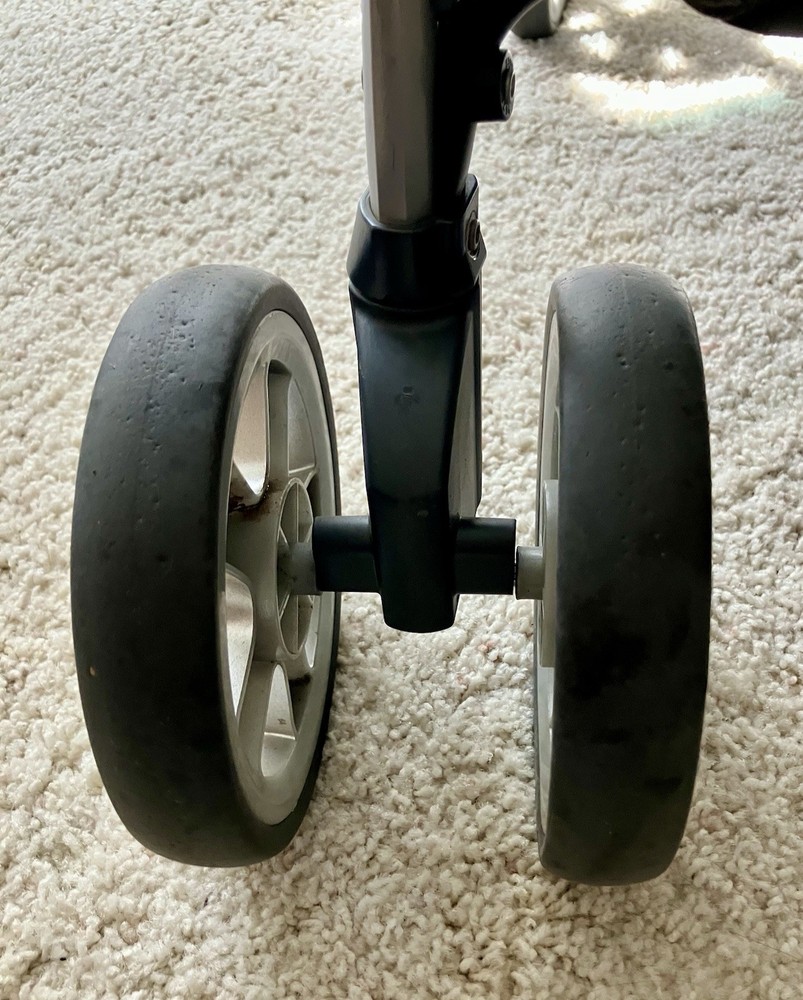 Chicco Keyfit Caddy Stroller - Replacement Front Wheels. - Silver Double Wheels.