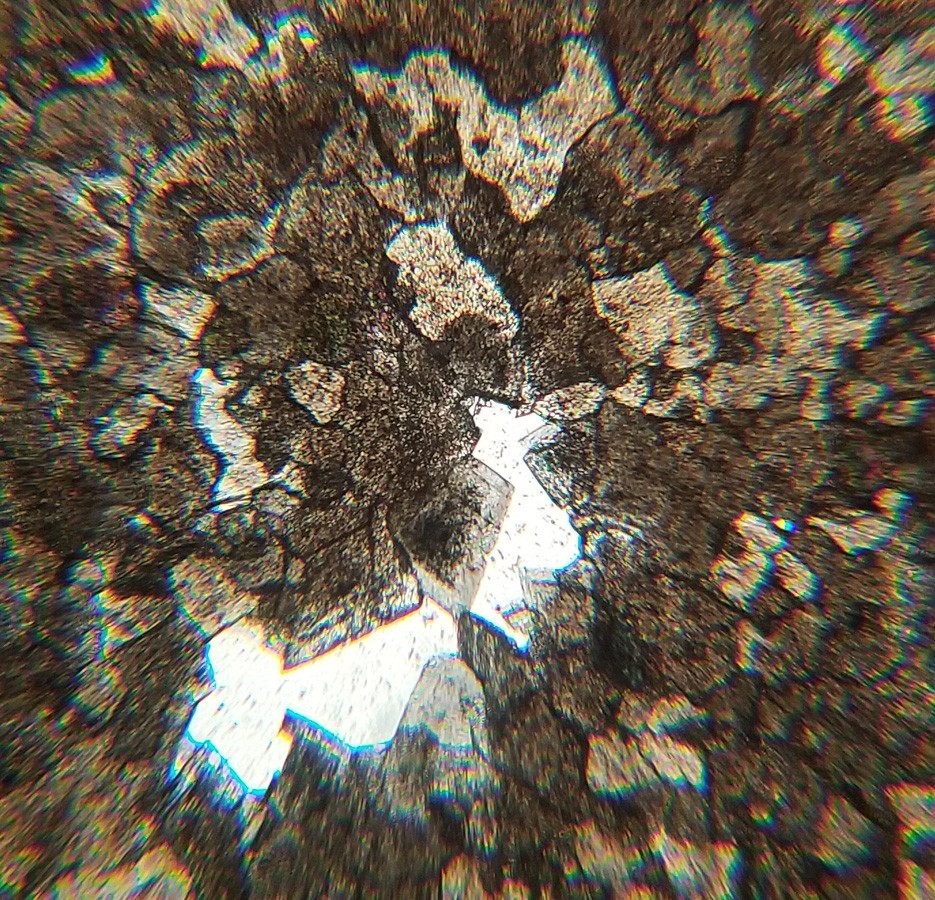 Thin-section Mount from IDHP UPH 2 Petrographic Microscope Slide 5-82.5