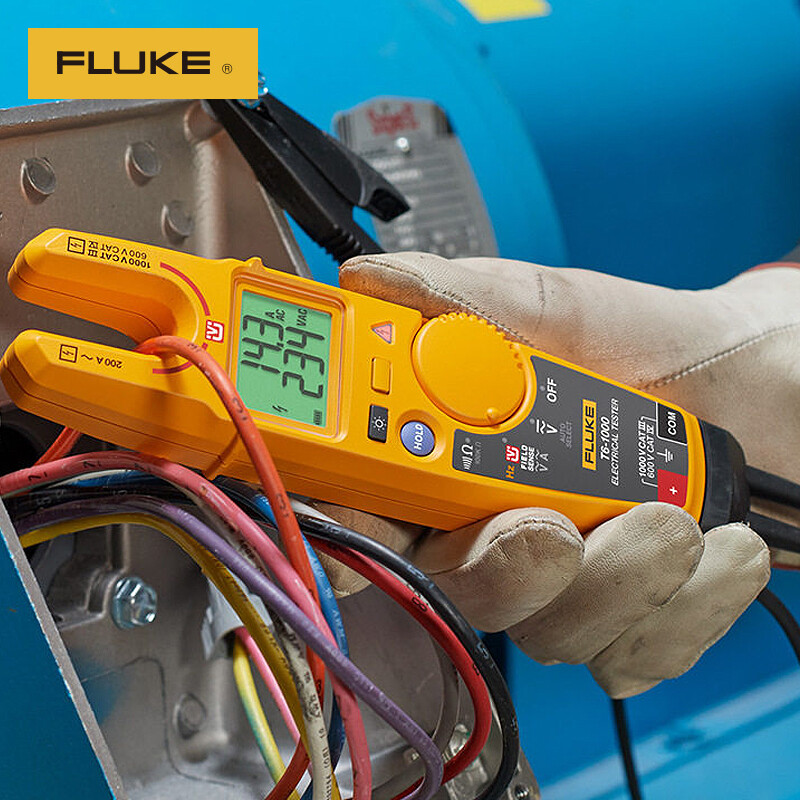Fluke T6-1000 Clamp meter Electrical Tester FieldSense Technology&carry case
